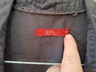 Camicina EDC grigia fantasia