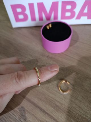 Pendientes Bimba y Lola Dorados. Ideal para regalo