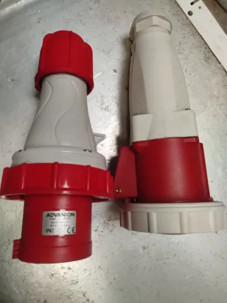 Lote Clavija y Base Aérea CETAC 63A IP67