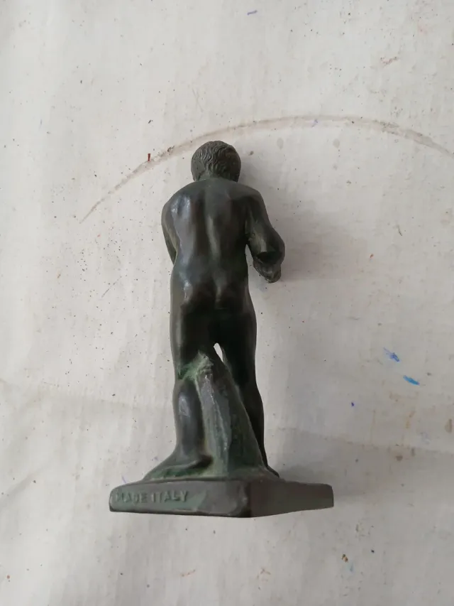 Bronzetto Scultura Boxer Greco Romano