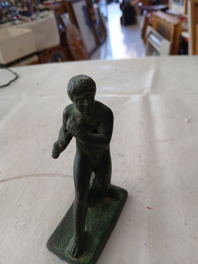 Bronzetto Scultura Boxer Greco Romano