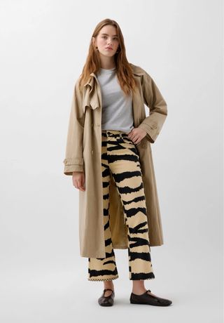 Gabardina Scalpers Camel Talla S