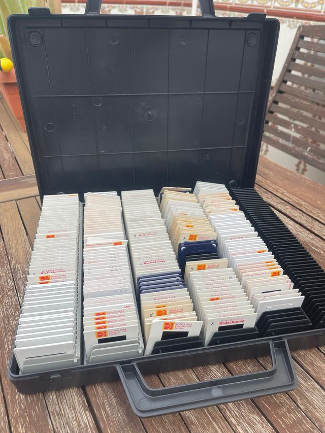 Lote Diapositivas más de 200 privadas en estuche