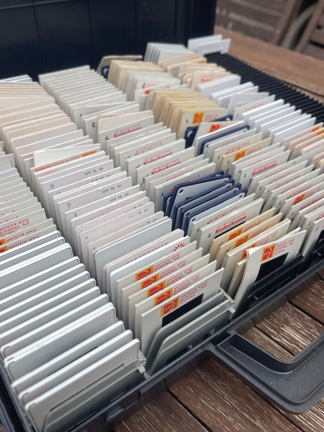 Lote Diapositivas más de 200 privadas en estuche