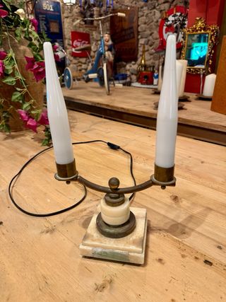 Lámpara antigua francesa Art Decó años 30