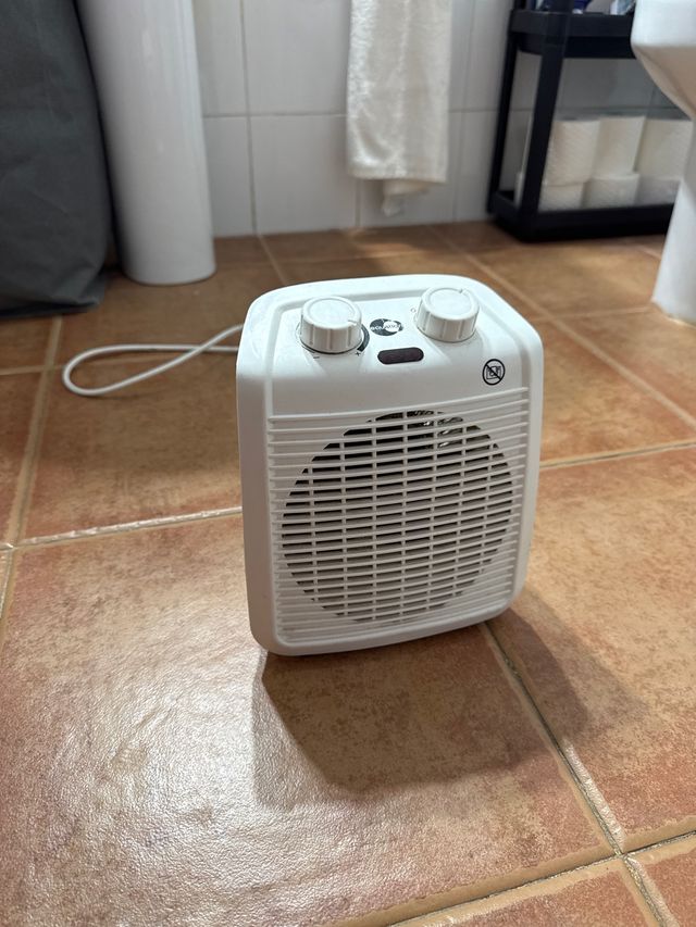 Calefactor portátil blanco