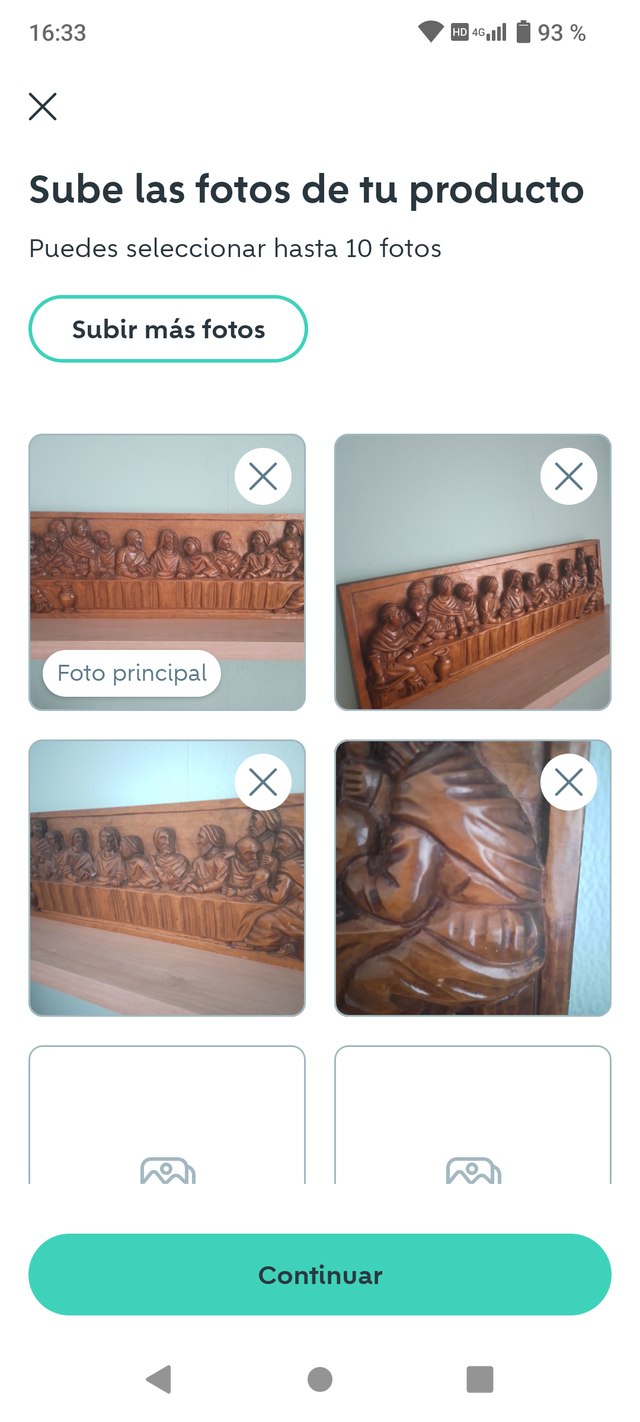 Sagrada Cena Talla Madera