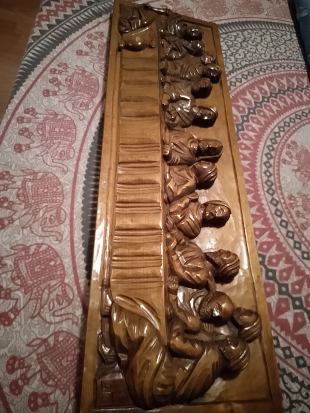 Sagrada Cena Talla Madera
