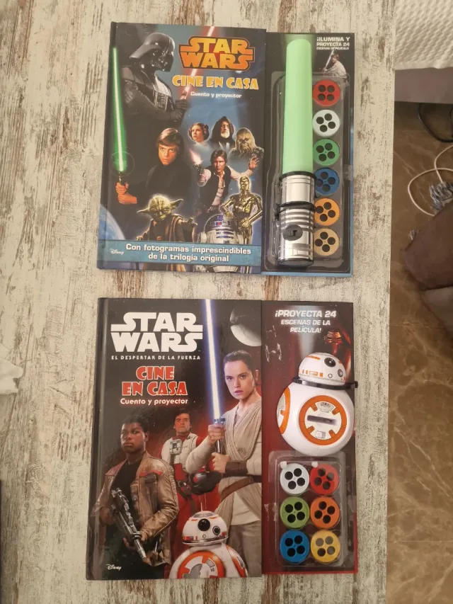 Star Wars. Cine en casa. Sable láser: Cuento y ...