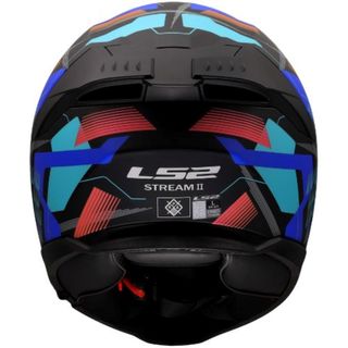 CASCO MOTO LS2 INTEGRAL FF808 MIKA NEGRO AZUL
