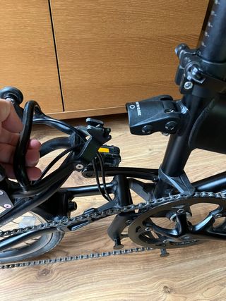 Bicicleta pieghevole Ori C6 nera opaca