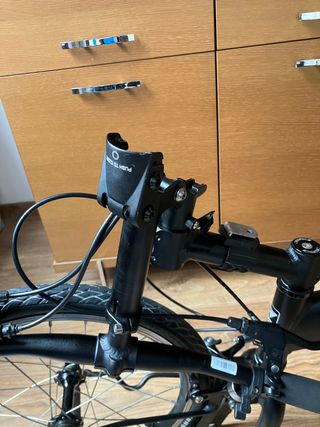 Bicicleta pieghevole Ori C6 nera opaca