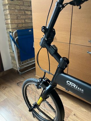 Bicicleta pieghevole Ori C6 nera opaca