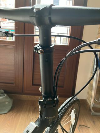 Bicicleta pieghevole Ori C6 nera opaca