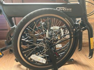 Bicicleta pieghevole Ori C6 nera opaca