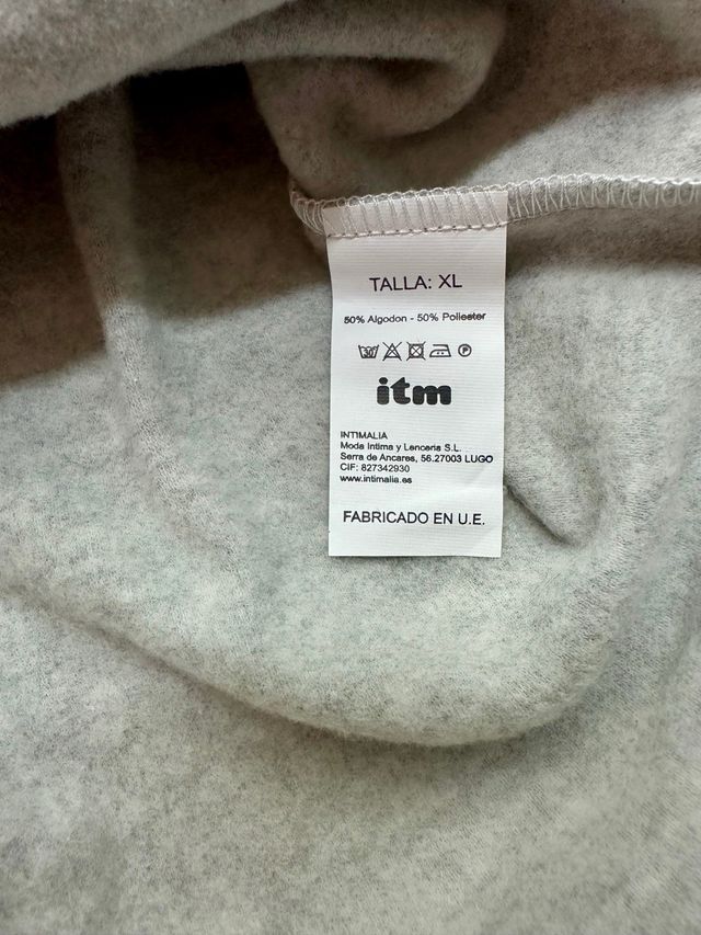 Pijama Mujer Afelpado Talla XL