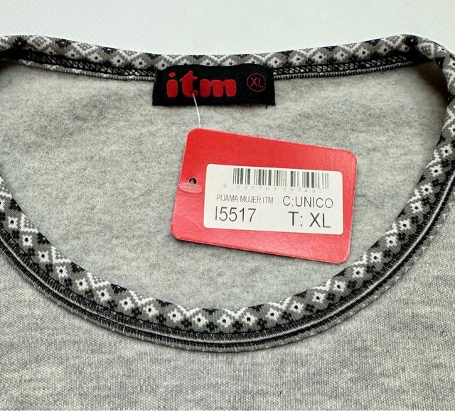 Pijama Mujer Afelpado Talla XL