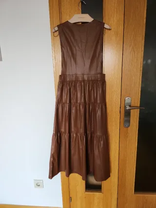 Vestido Zara Marrón Talla S