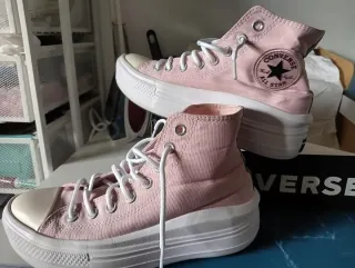 Converse cuña rosas talla 39