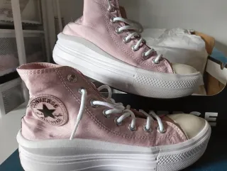 Converse cuña rosas talla 39