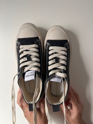 Zapatos Payma Talla 40 Negro/Beige