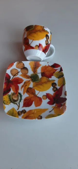 2 tazze tè/tisana in porcellana