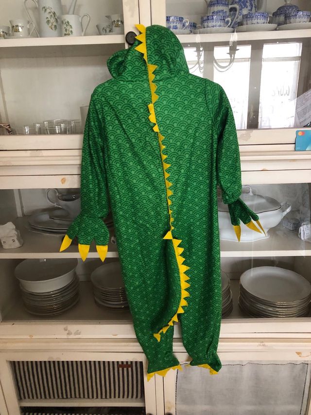 Disfraz dragón verde talla 3/4