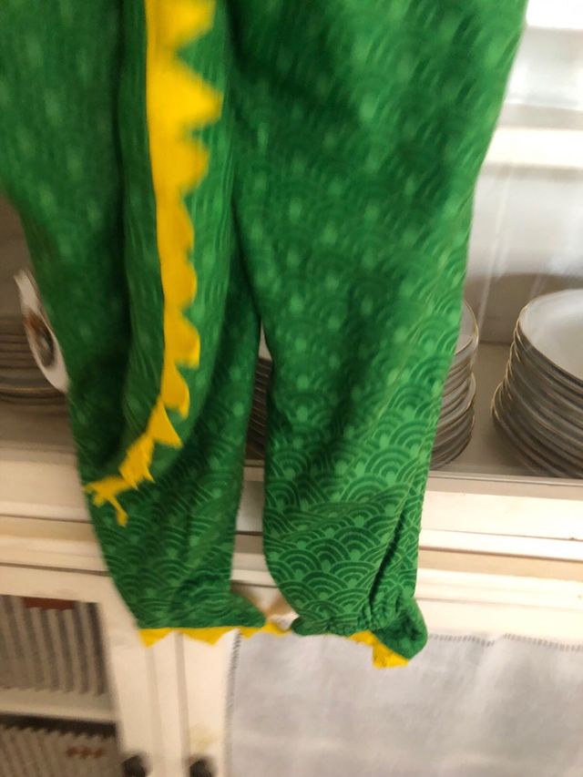 Disfraz dragón verde talla 3/4