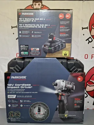 Atornilladora de Impacto Parkside 12V