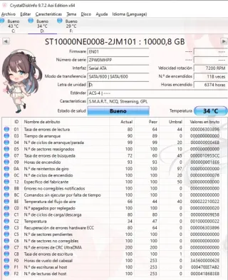 Disco Duro Seagate IronWolf Pro 10TB