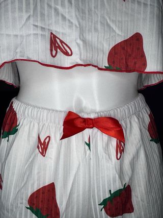 Conjunto pijama fresas talla XL