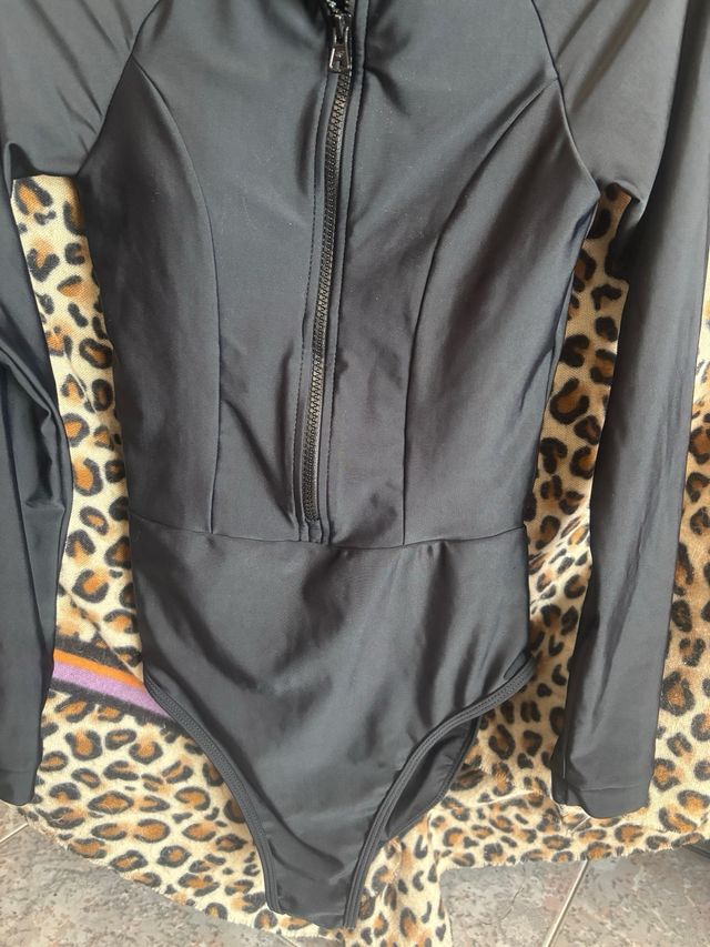 Body licra negro sexy talla S