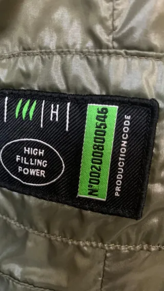 Piumino Hetrego donna verde