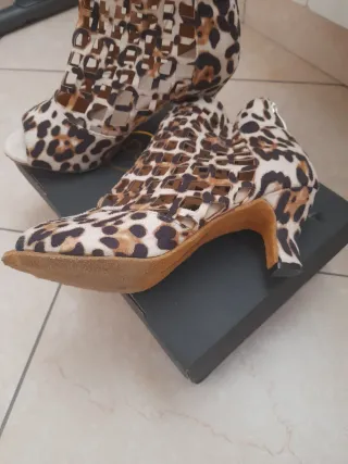 Tronchetti da ballo leopardati