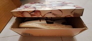 Sandalias Salvi Esparto Beige y Dorado