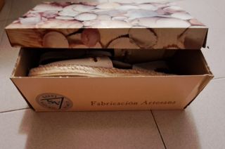 Sandalias Salvi Esparto Beige y Dorado