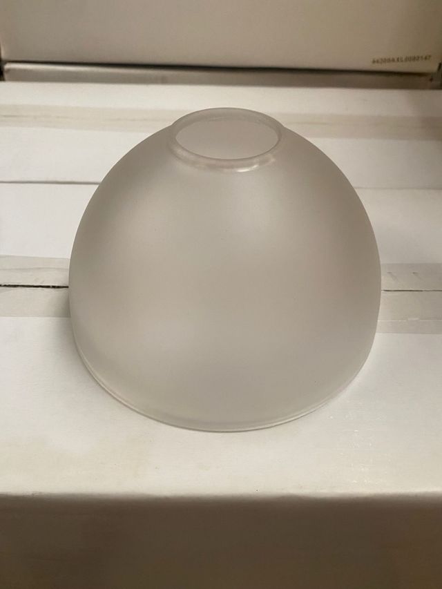 Tulipa cristal lámpara esmerilada