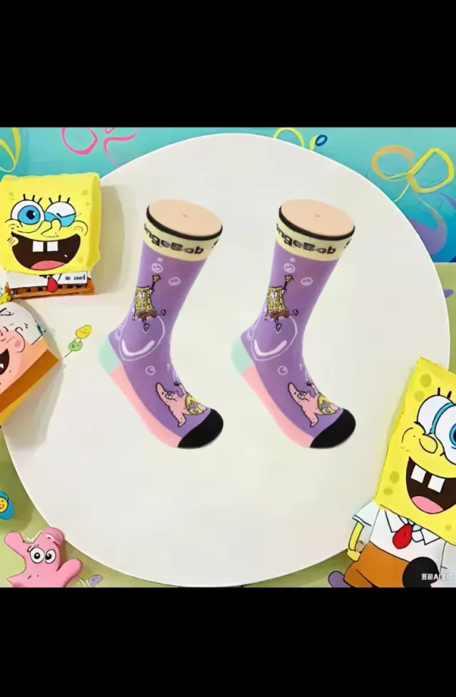 Calcetines Bob Esponja y Patricio