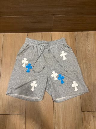 Pantalón corto gris Chrome Hearts