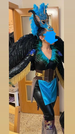 Disfraz Carnaval Dragón Fantasy Talla Única