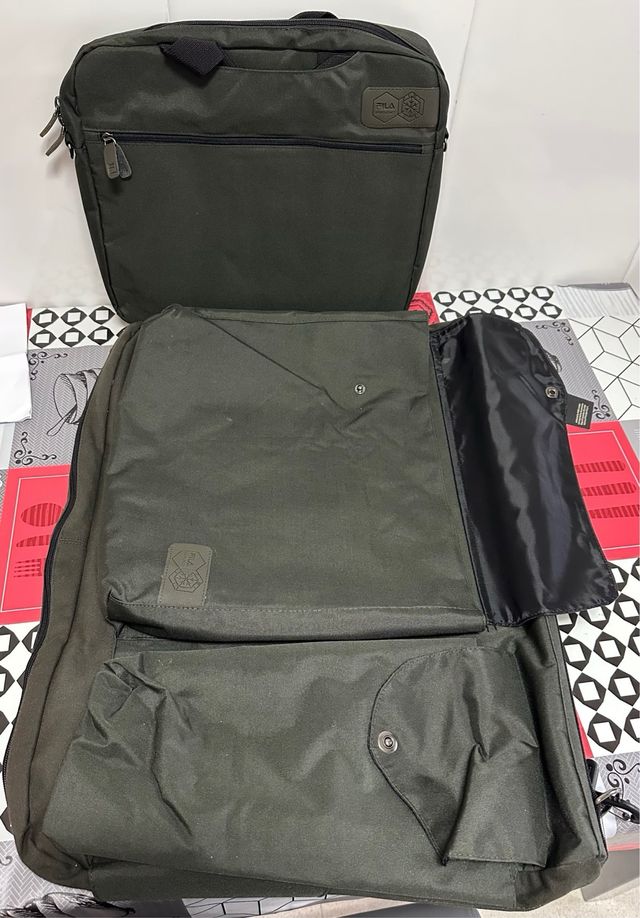 Bolsa Fila Viaje Traje/Ordenador Verde Militar