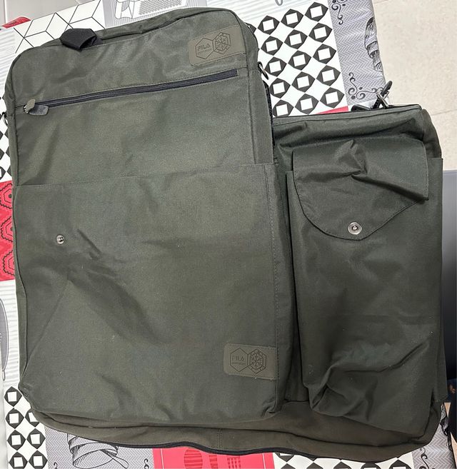 Bolsa Fila Viaje Traje/Ordenador Verde Militar