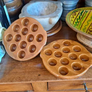 Set 2 Piatto per Escargot Vintage. Made in France