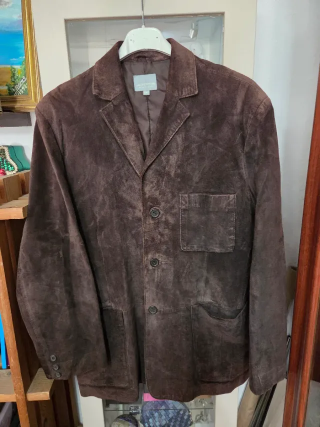 Chaqueta Cuero Hombre Jackerton Marrón