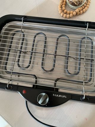 Barbecue elettrico Taurus nero/argento