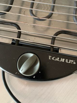 Barbecue elettrico Taurus nero/argento