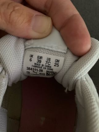 Zapatillas Puma Blancas y Rosas Talla 39