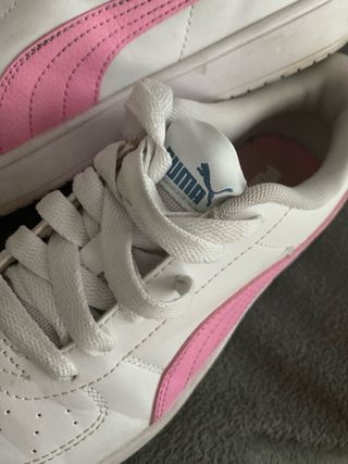 Zapatillas Puma Blancas y Rosas Talla 39