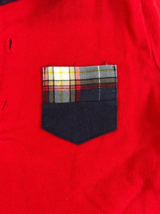 Polo Mayoral manga larga rojo