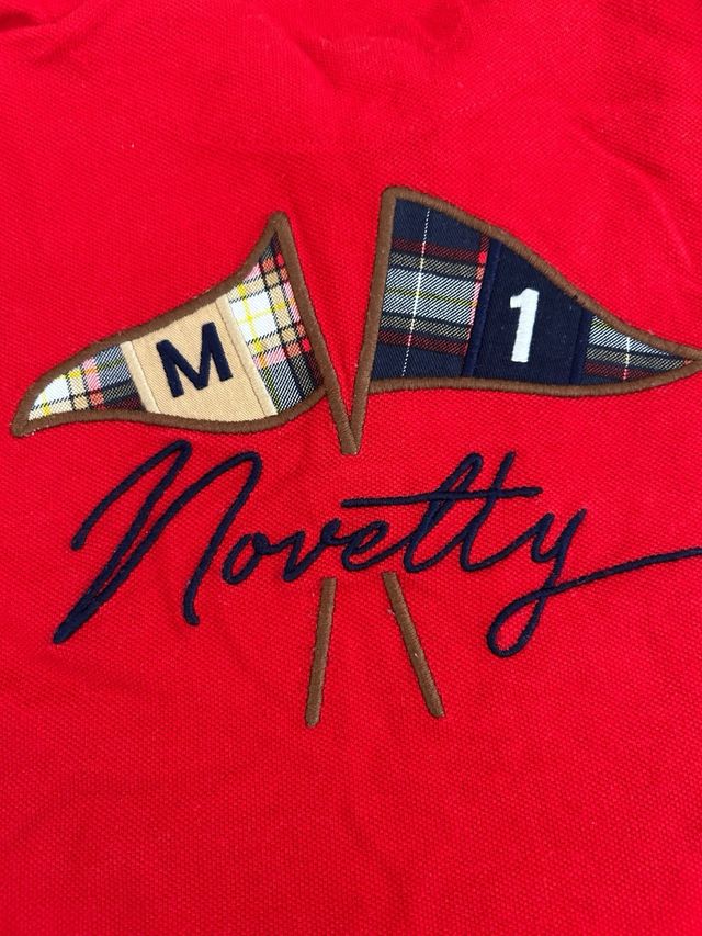 Polo Mayoral manga larga rojo